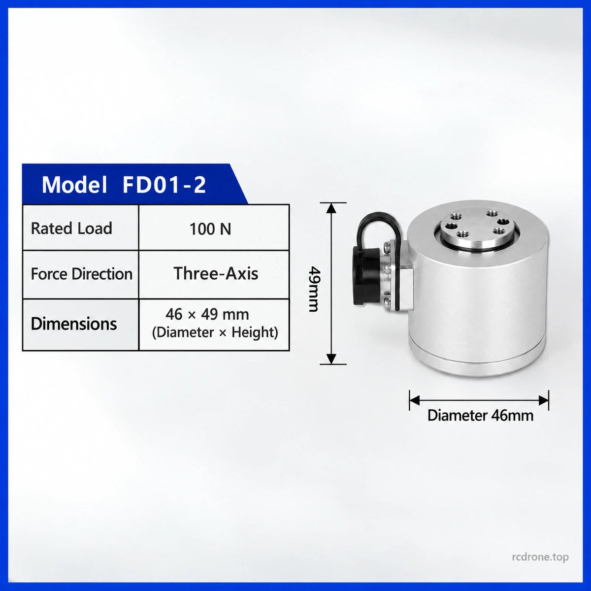 FD01-2 / 100 N per axis