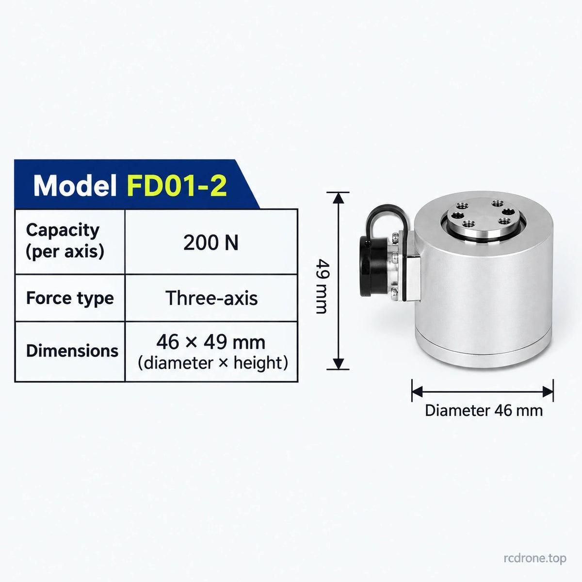 FD01-2 / 200 N per axis