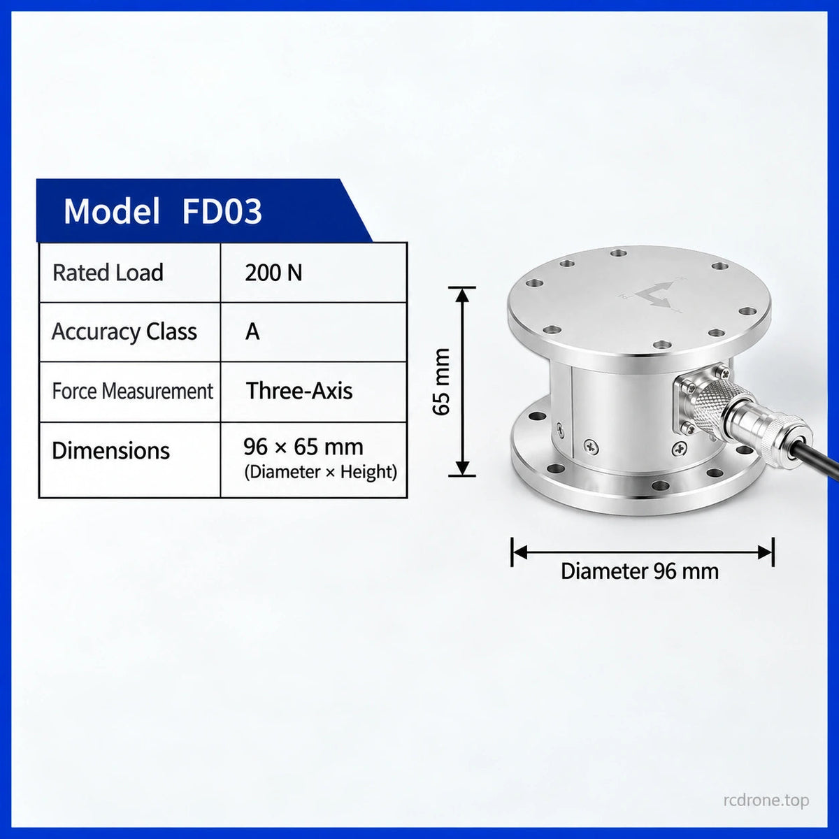 FD03 / 200 N per axis