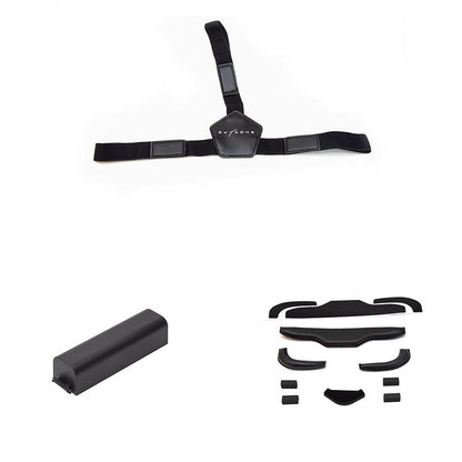 SKYZONE Cobra X FPV Goggle original replacement parts set: head strap, face foam pad kit, and battery cover