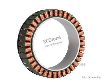 CubeMars RO100 KV55 frameless outrunner torque motor, 48V, 4Nm torque, includes Hall and temp sensors for cobot arms and robotics.