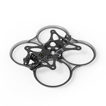 BetaFPV Pavo35 brushless whoop frame kit assembled view with 92mm ducts and carbon fiber plates