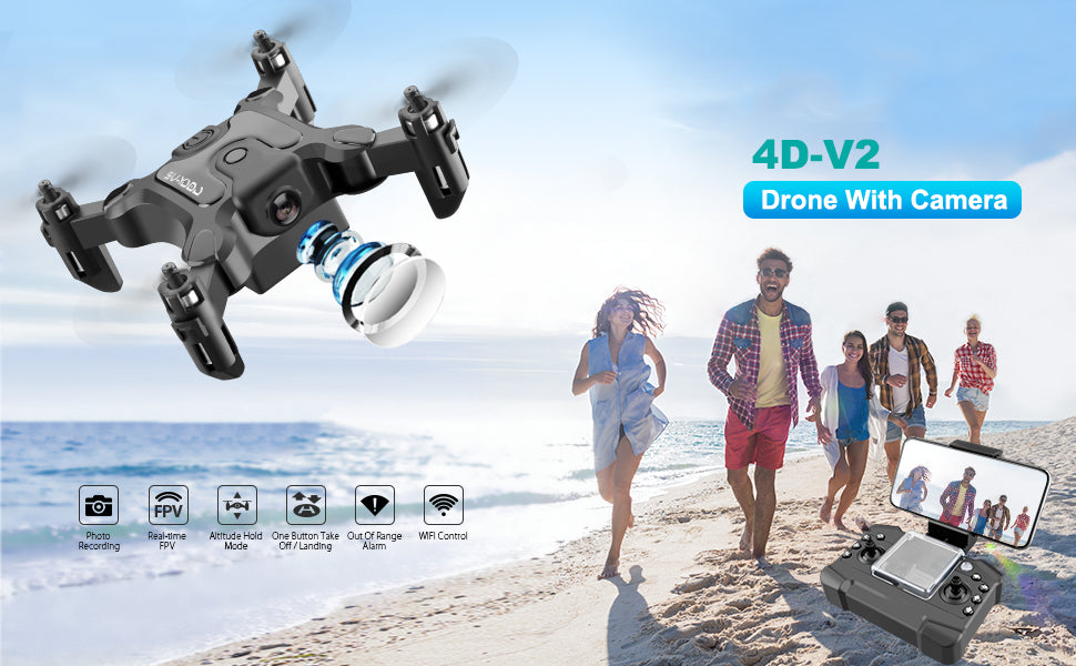 DRONEEYE 4DV2 Drone, drone with camera ptcio feal-
