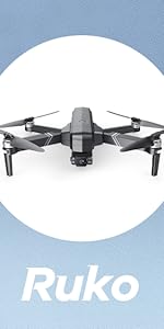 Ruko F11 MINI Drone, F11MINI provides 60 mins flight times, more enough time to compose shots .
