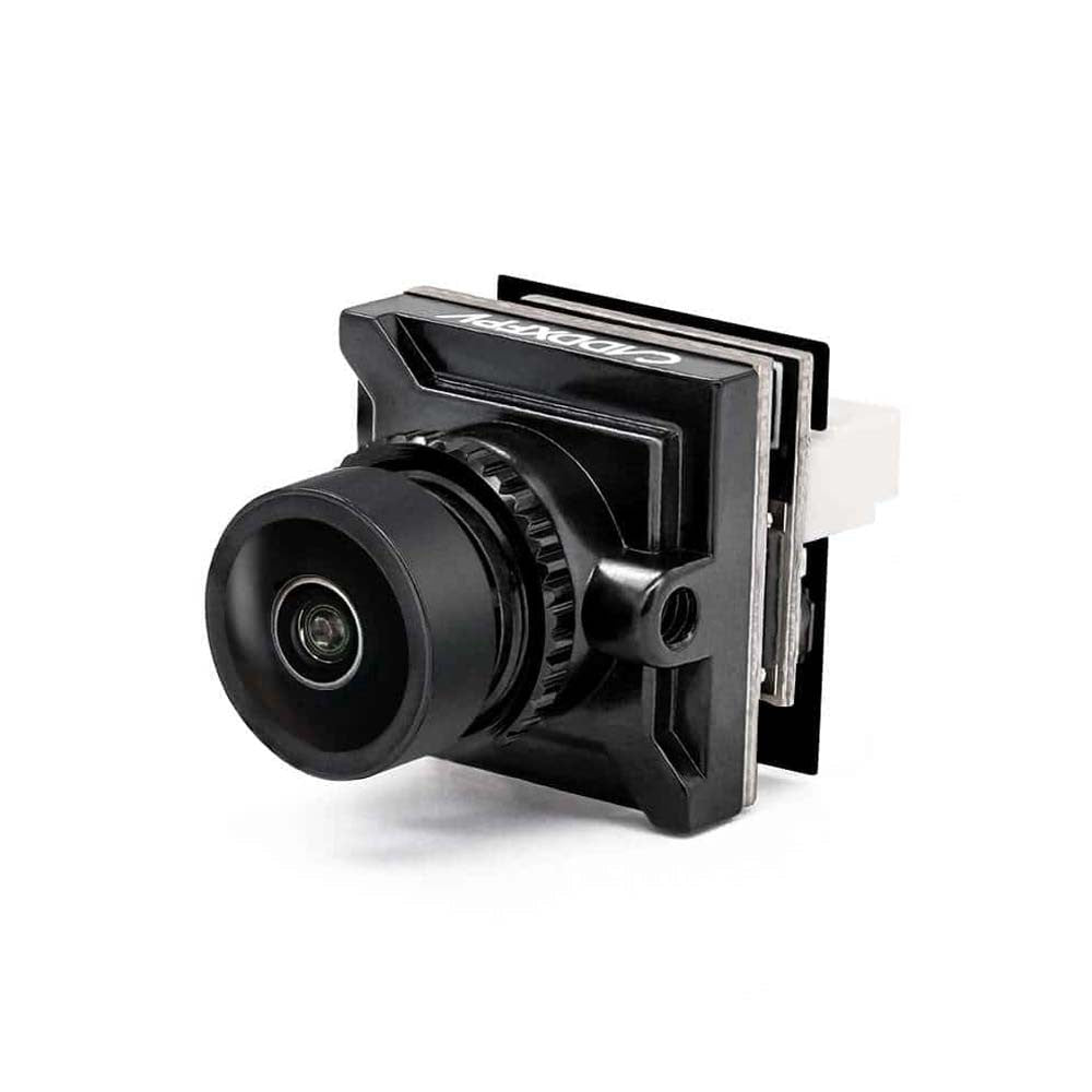Caddx Baby Ratel 2 FPV camera with wide-angle lens, black housing, and rear board connector