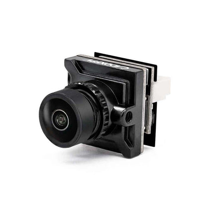 Caddx Baby Ratel 2 FPV camera with wide-angle lens, black housing, and rear board connector