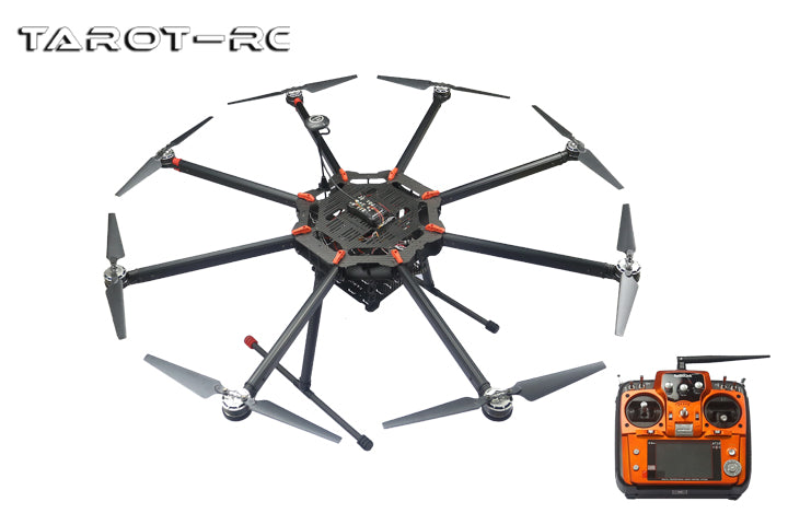 The Tarot X8-Lite RTF is an optimized industrial drone for aerial photography and inspection, designed for professional use.