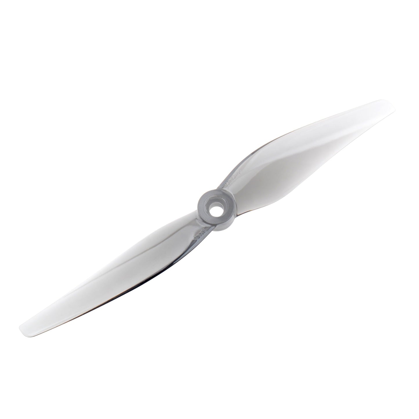 HQProp 6x4.3 grey polycarbonate 2-blade propeller with 5mm center hub hole