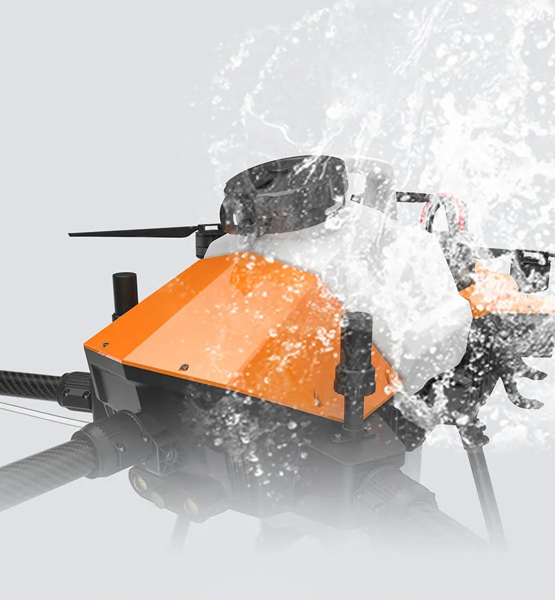 EFT G616 16L Agriculture Drone - 6 Axis 16kg 16L farming spraying system spreader sprayer drone compact with Hobbywing X8 JIYI K3A Pro FC, Skydroid T12 28 EFT G616 16L Agriculture Drone, this combo comes with the G616 Frame kit with hobbywing X8 power systems,