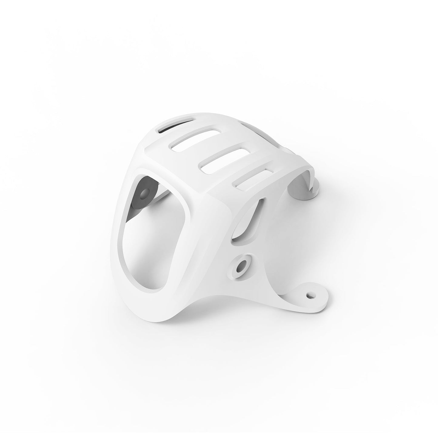 BetaFPV Canopy in white with vented top and front camera opening, angled view