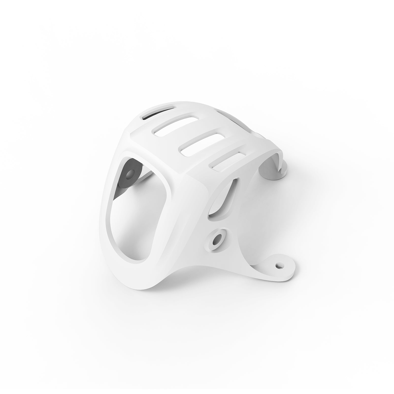 BetaFPV Canopy in white with vented top and front camera opening, angled view