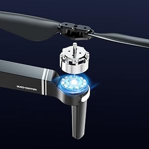 DEERC DE22 GPS Drone, Easy and Safe to Fly: With functions of Altitude Hold, One Key Start and Emergency Stop