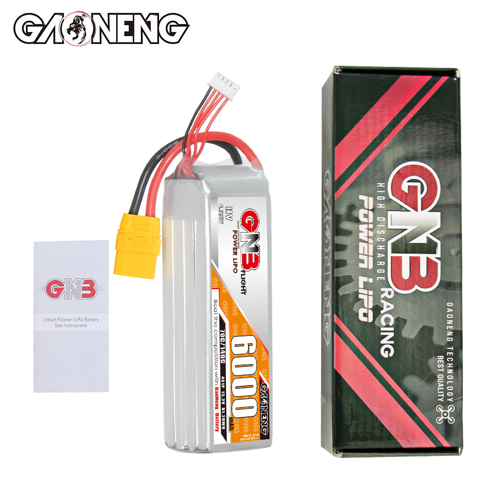 GAONENG GNB HV 4S 15.2V 6000mAh 70C LiPo Battery XT90