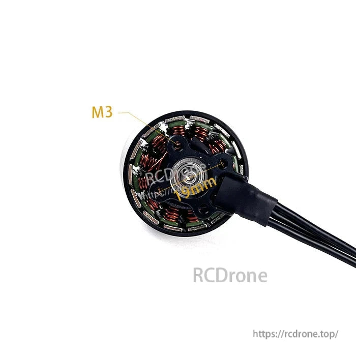 DarwinFPV 3115 900KV Brushless Motor, The DarwinFPV 3115 900KV brushless motor features M3 mounting, a 10mm shaft, supports 6S, delivers up to 4.5kg thrust, and is ideal for 9–10 inch FPV drones.