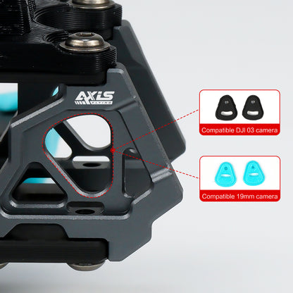 Axisflying MANTA Cuadro en X comprimido de 4 pulgadas