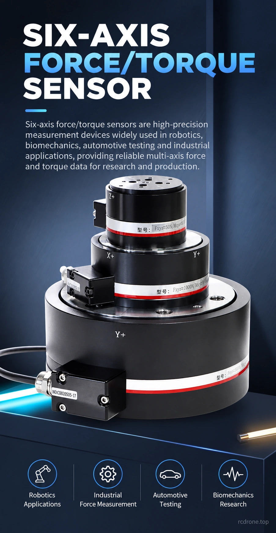 Y74 six-axis sensor family