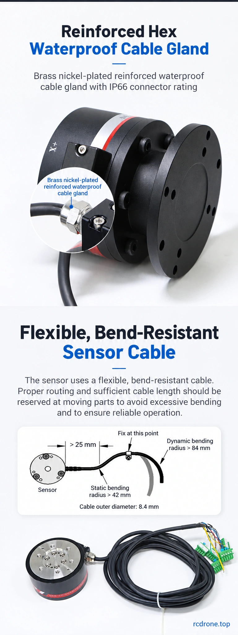 Cable entry and routing guidance