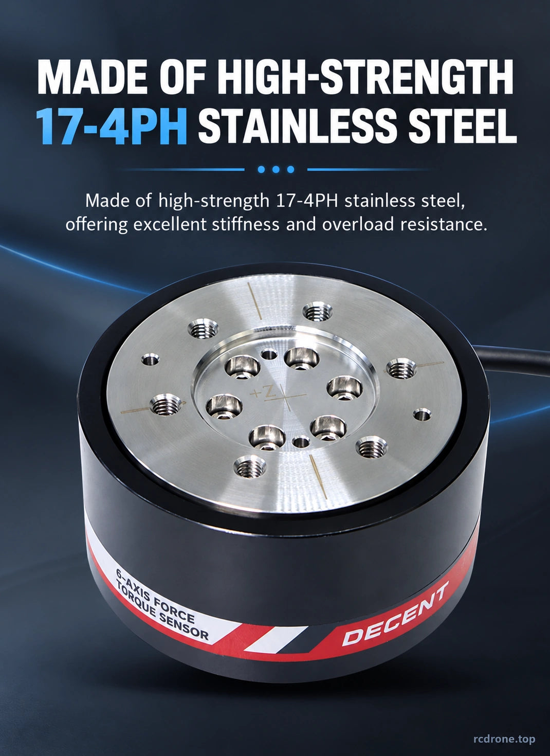 17-4PH stainless-steel sensor construction