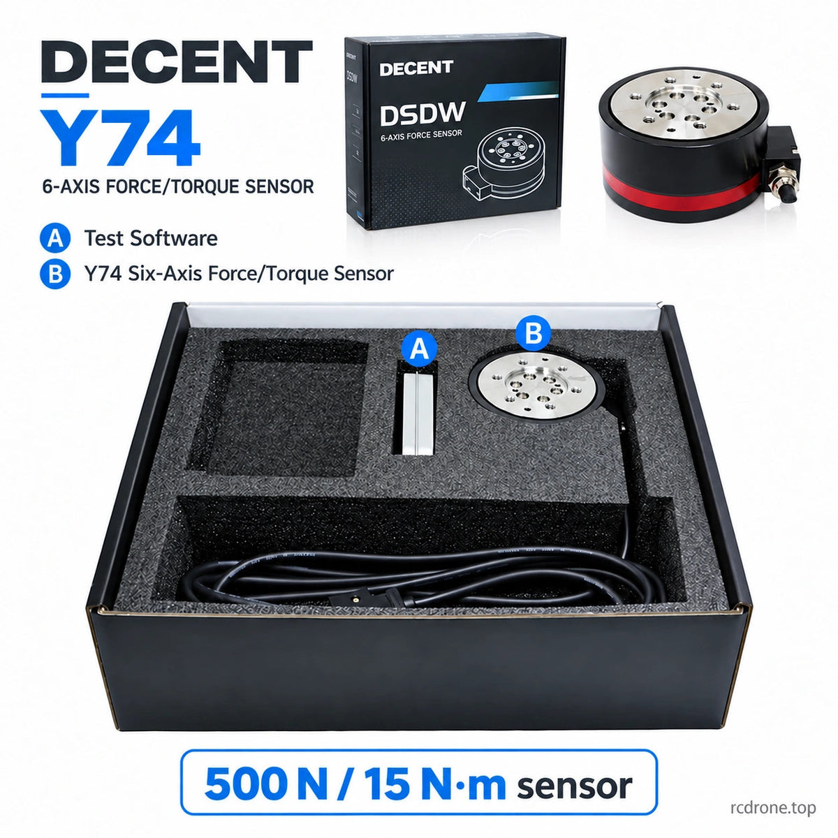 500 N / 15 N·m sensor