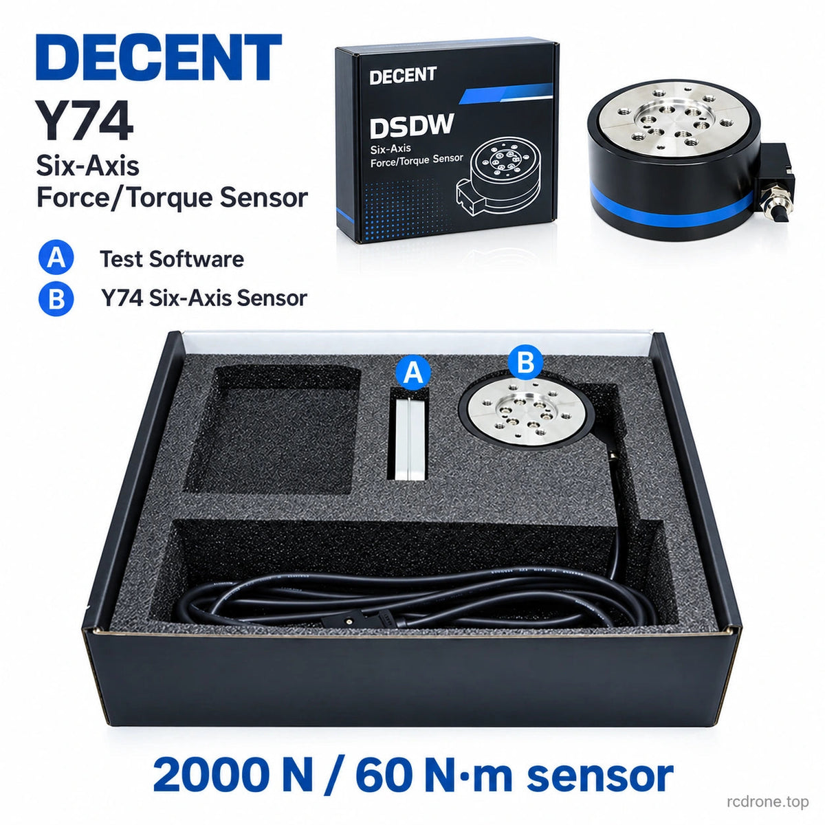 2000 N / 60 N·m sensor
