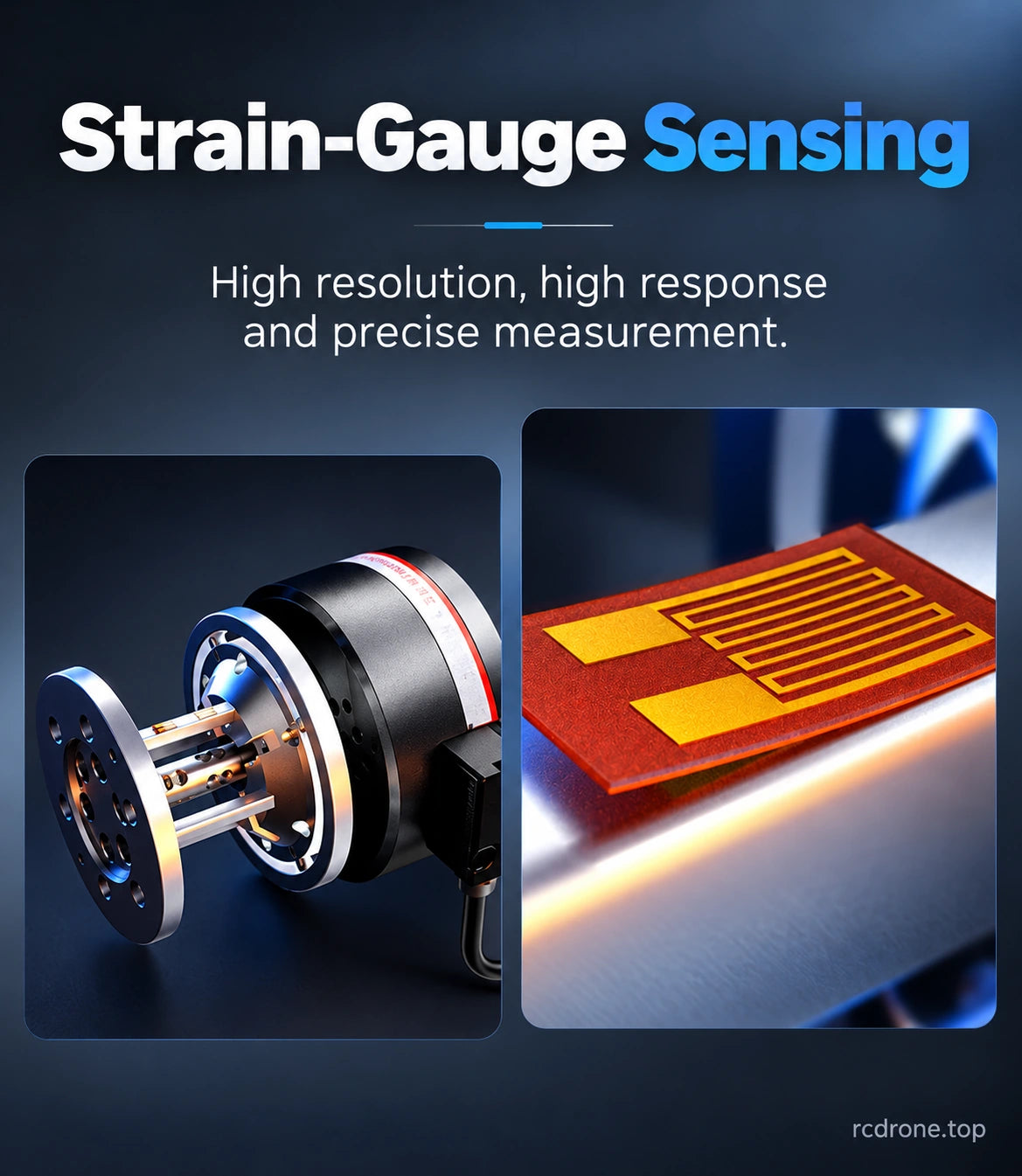 Strain-gauge sensing design
