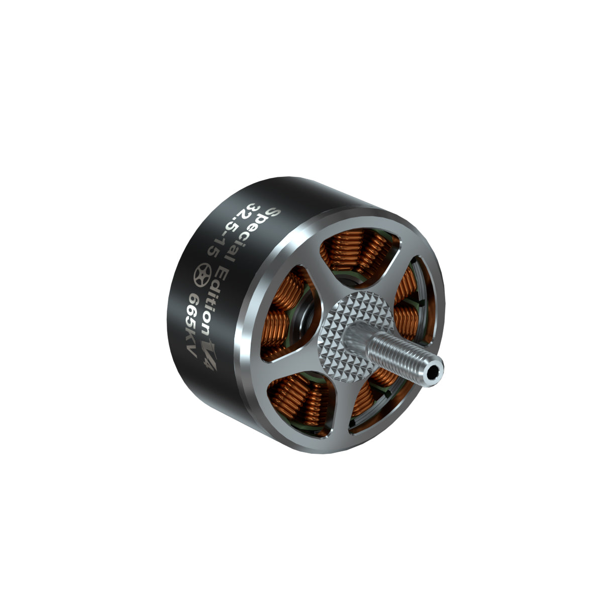 BrotherHobby Special Edition V4 32.5-15 665KV CW brushless motor with threaded shaft and exposed windings