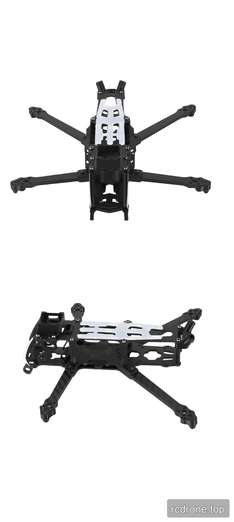 Deep Space ROC 4 4-inch carbon-fiber FPV frame with front GPS mounting area — section 7 of 8