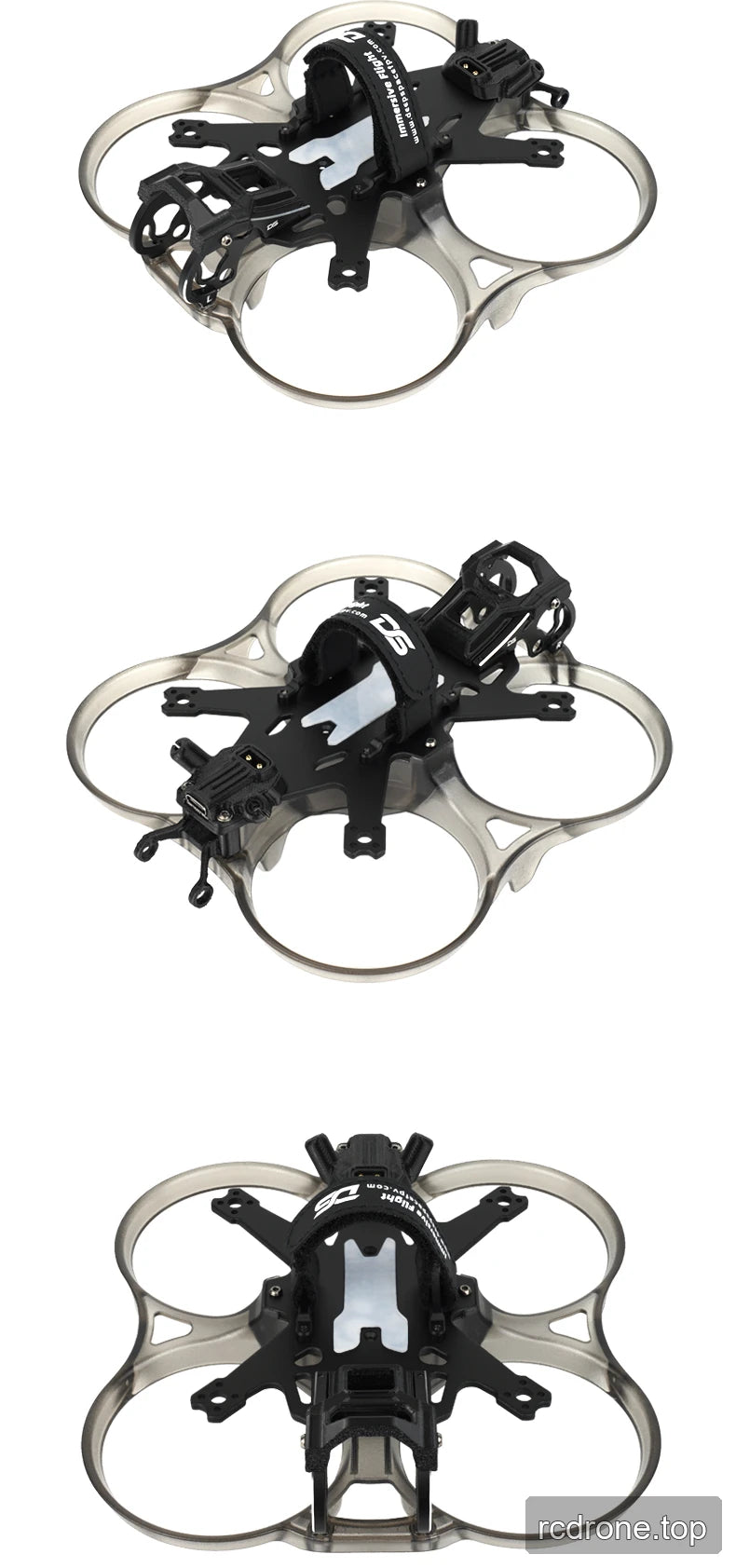 Deep Space Stellar 25 cinewhoop FPV frame kit with integrated propeller guards — section 9 of 10