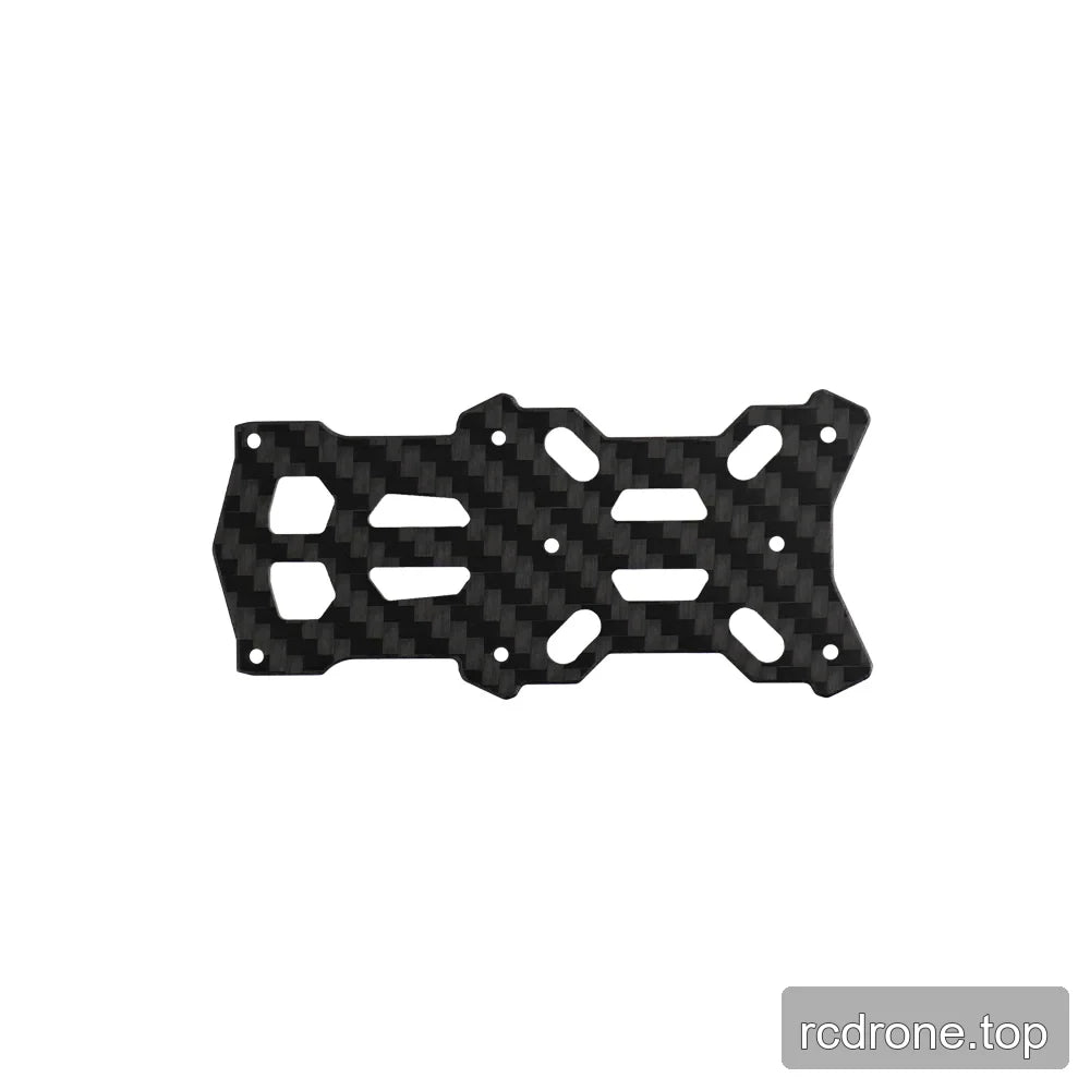Opposite face of a black woven-pattern frame plate with diagonal slots and multiple geometric openings.