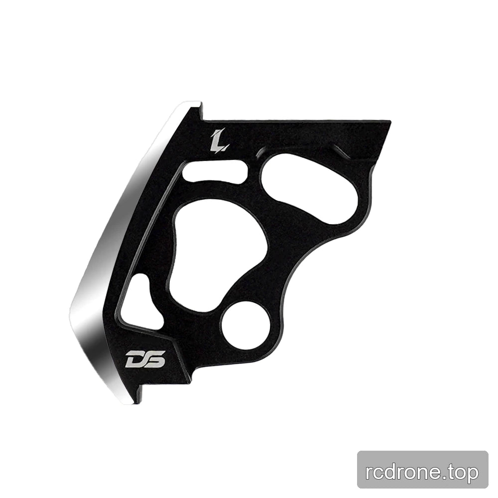 L-marked camera side plate with mounting cutouts