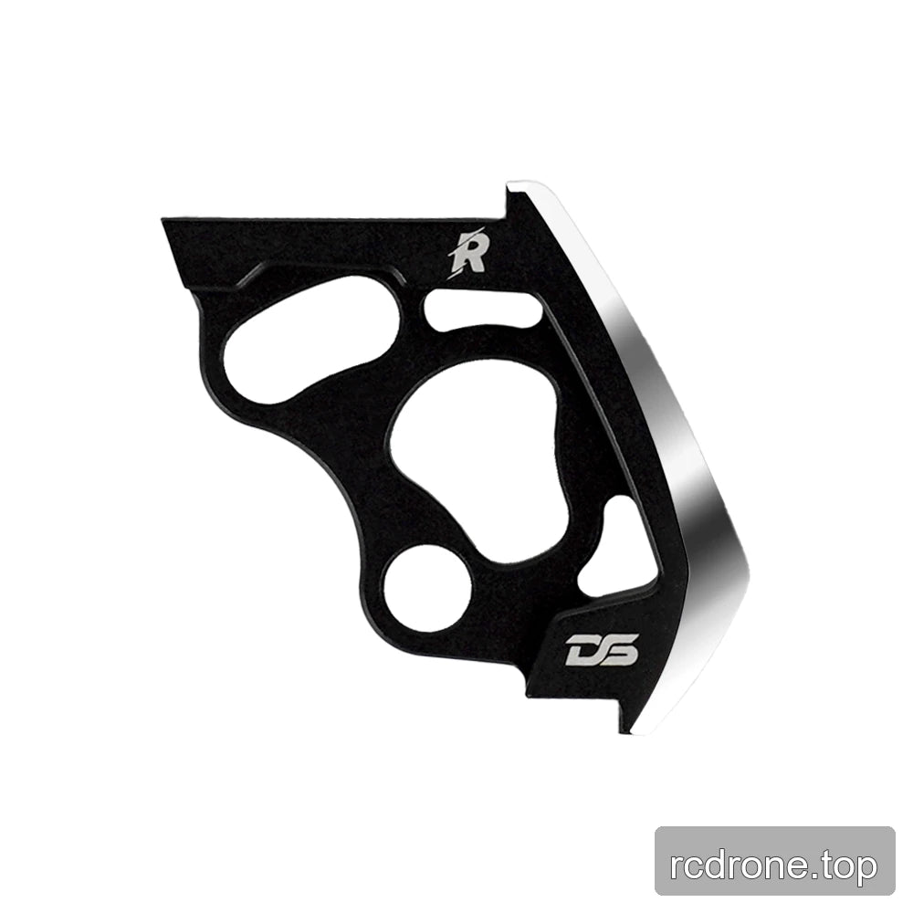R-marked camera side plate with mounting cutouts