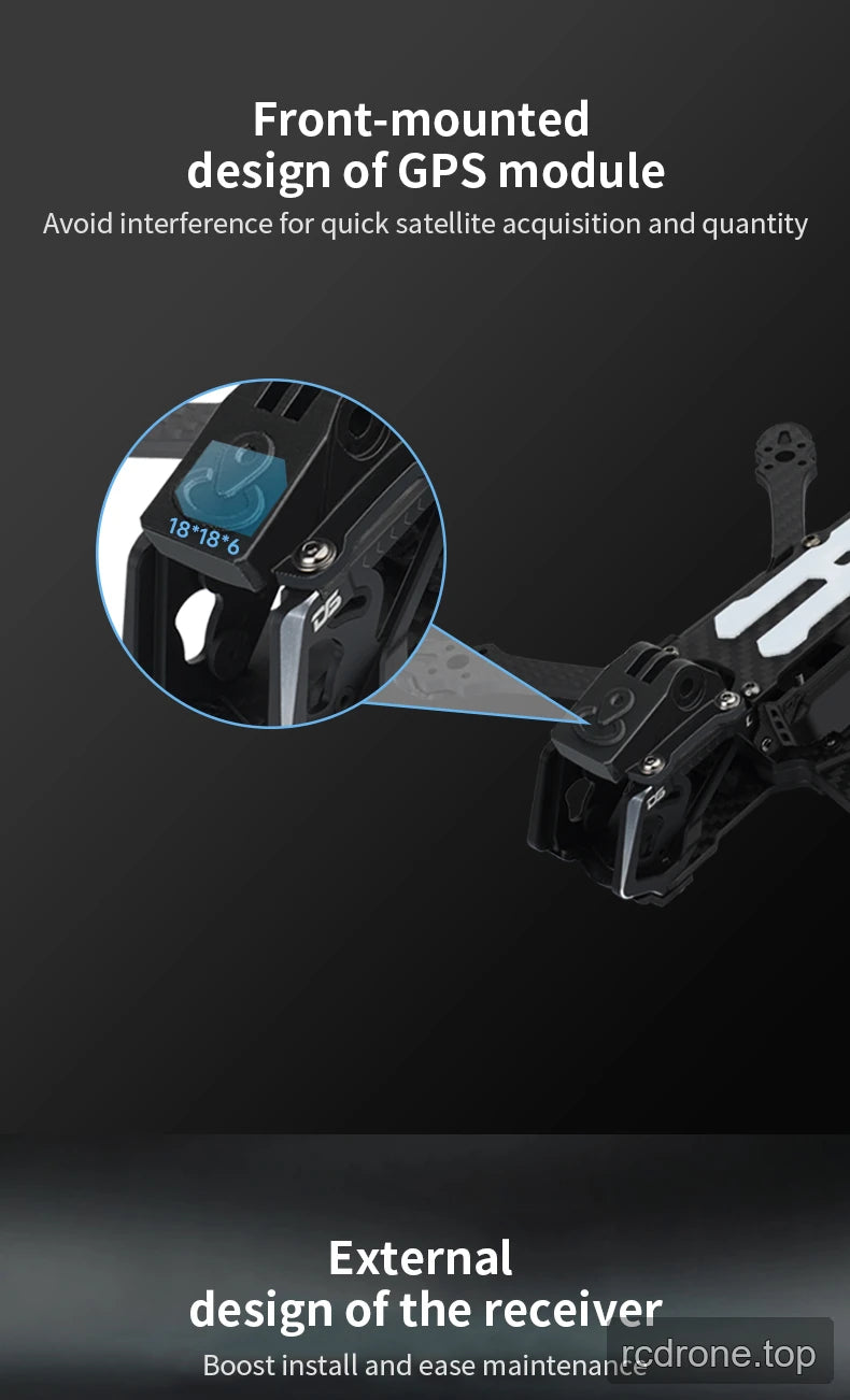 DeepSpace SEEKER5 FPV frame kit comparison with DC and XL layouts — section 3 of 10