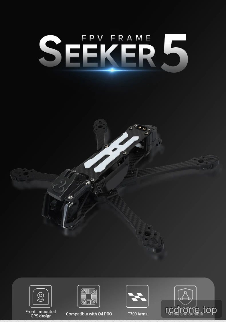 DeepSpace SEEKER5 FPV frame kit comparison with DC and XL layouts — section 1 of 10