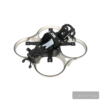 Rear-left three-quarter view of the DeepSpace Stellar 25 frame, showing the raised rear mount, central strap, and front mount.