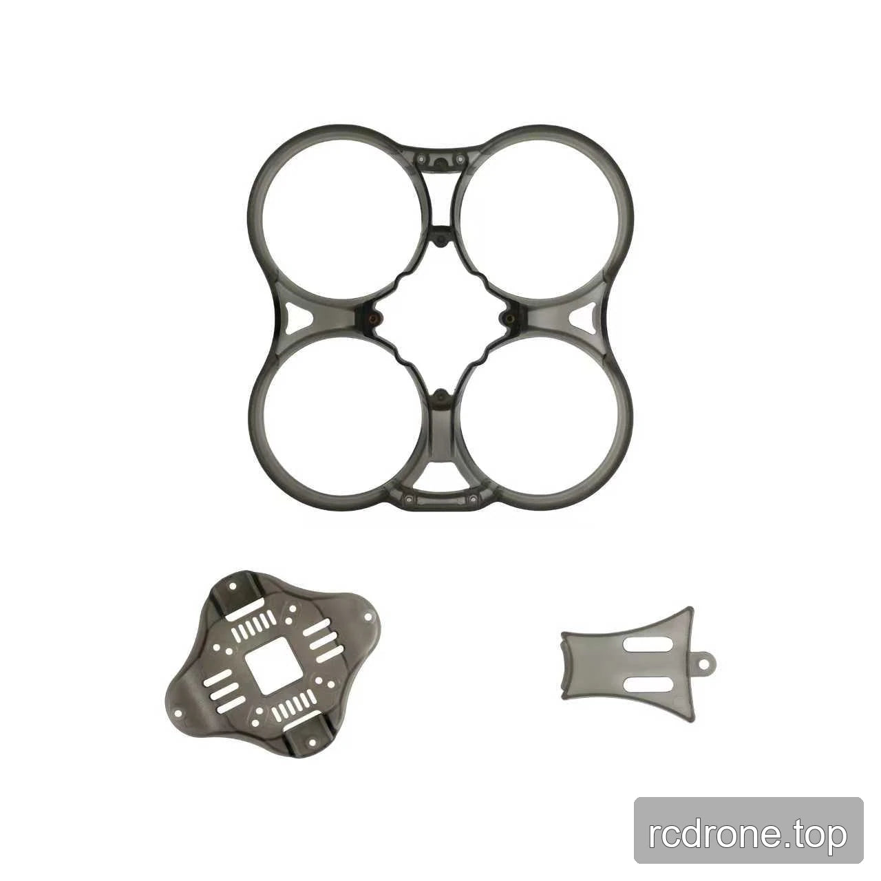 Grey four-duct FPV quadcopter propeller guard