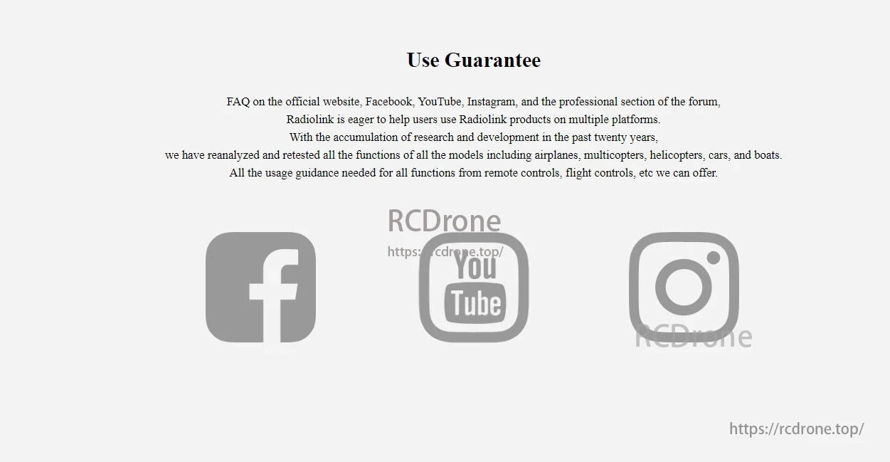 DiViT HD Adapter, Radiolink offers cross-platform support and comprehensive guidance for various drone models, backed by 20+ years of R&D.