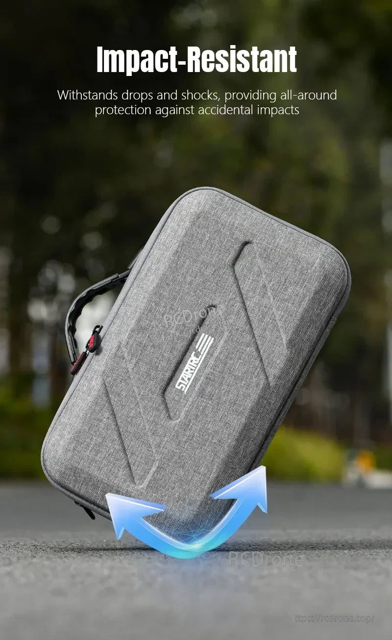 DJI FLIP Carrying Case, Impact-resistant case withstands drops and shocks, offering full protection against accidental impacts.