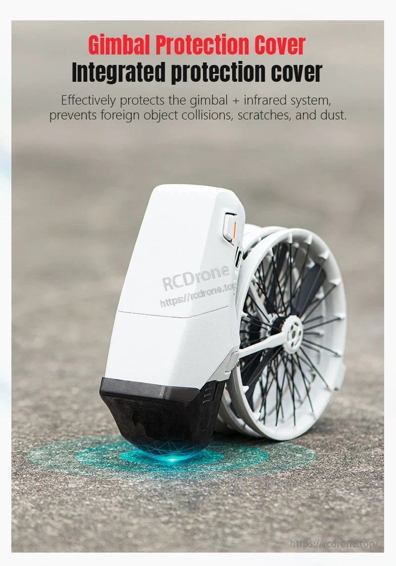 DJI Flip Gimbal Cover, Gimbal protection cover shields infrared system and gimbal from impacts, scratches, and dust with integrated design.