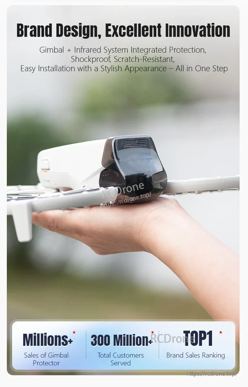 DJI Flip Gimbal Cover offers integrated, shockproof, scratch-resistant protection with easy installation and stylish design. Trusted by millions, top-ranked brand.