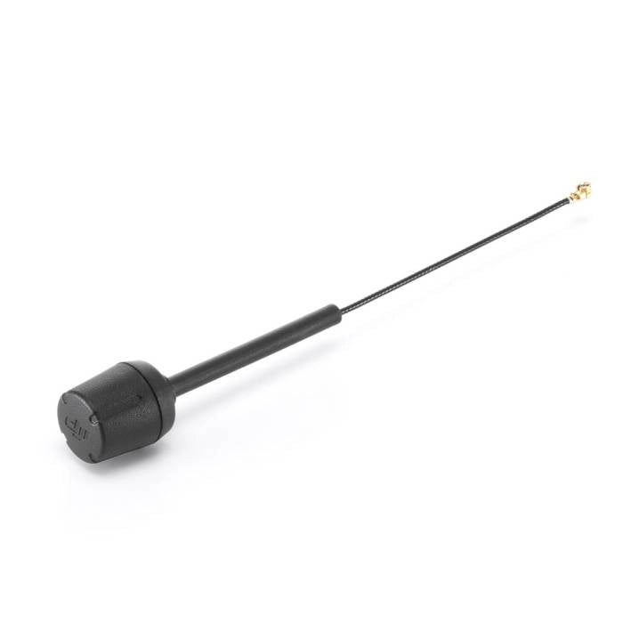 Flywoo DJI O4 Air Unit Pro antenna with black stubby antenna body, coax cable, and small RF connector