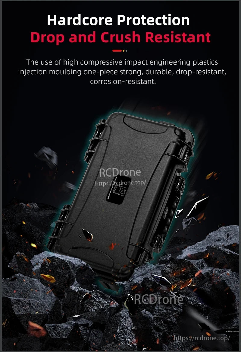 DJI Osmo 360 Travel Case, Hardcore protection, drop and crush resistant, durable engineering plastic case.