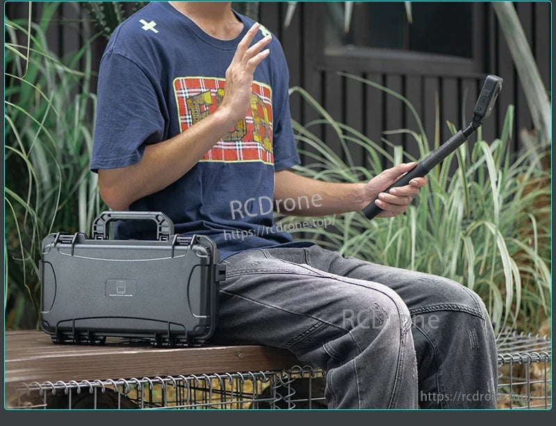 DJI Osmo 360 Travel Case, STARTRC 2-layer travel carrying case for DJI Osmo 360 action camera.