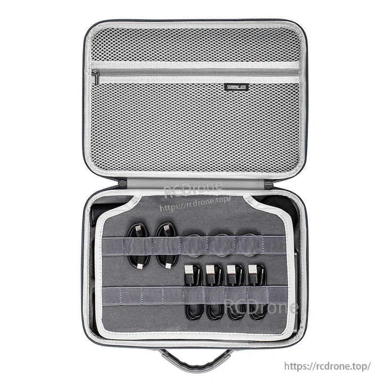 DJI Osmo Action 5 Pro Case, Lightweight and portable design with handle and shoulder strap for carrying, compact for backpacks.