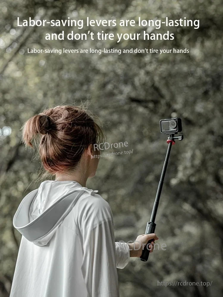 DJI Selfie Stick, Labor-saving levers last long, won't tire hands