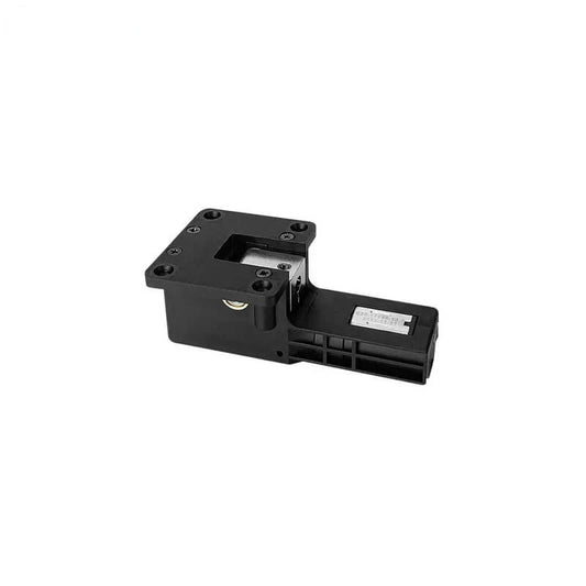 Black DSpower DS-H016A servo motor shown from above with its rectangular mounting plate and side label.