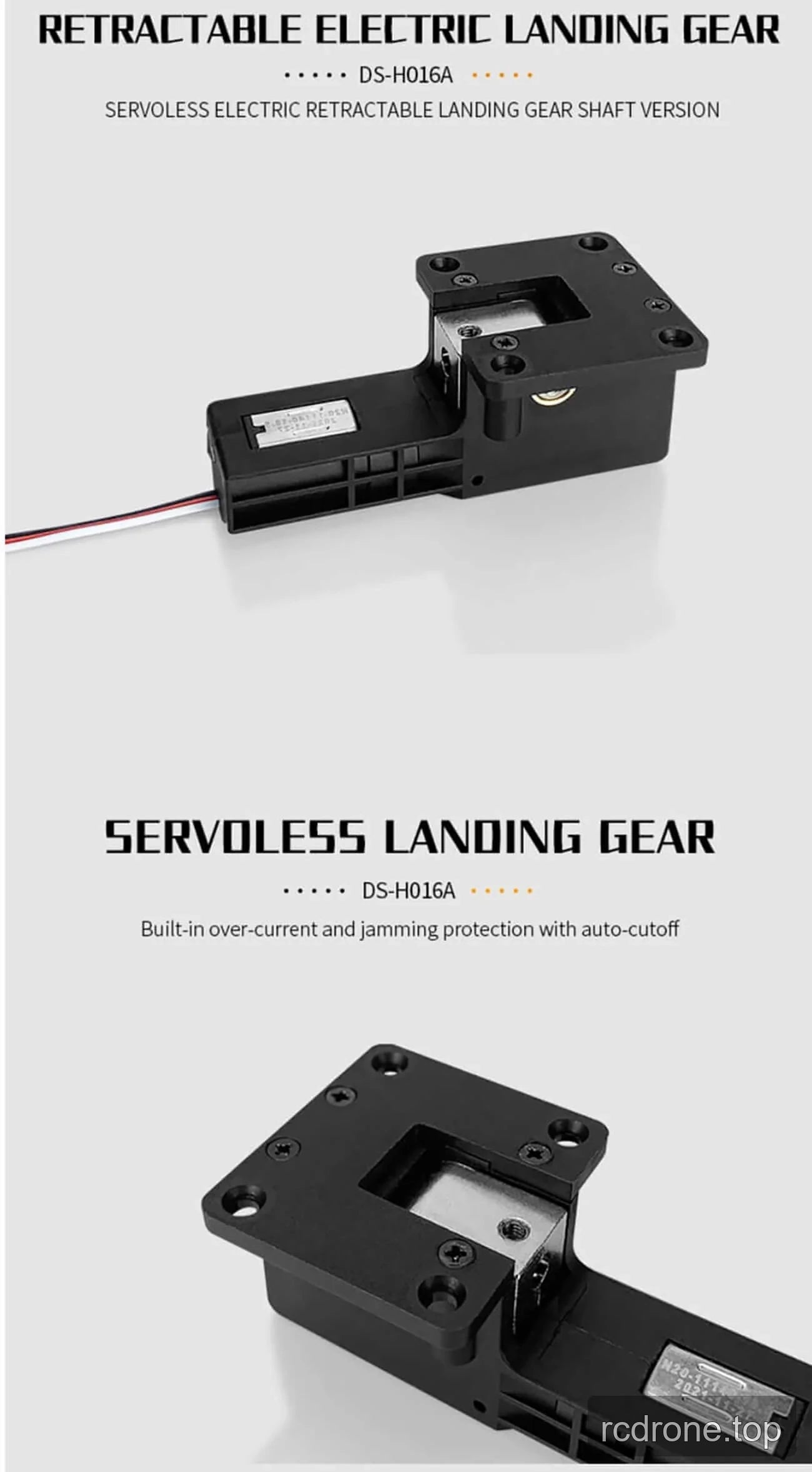 DSpower DS-H016A servoless electric retractable landing gear — section 4 of 5