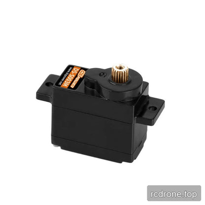 Black DSpower DS-S003M servo motor with a gold-colored splined output shaft and mounting tabs.