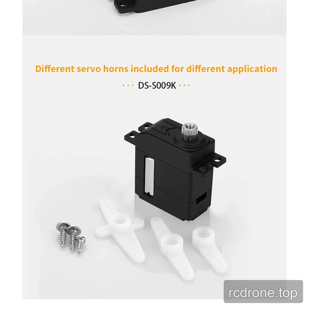 DSpower DS-S009K digital micro servo feature graphic with application panels — section 5 of 5