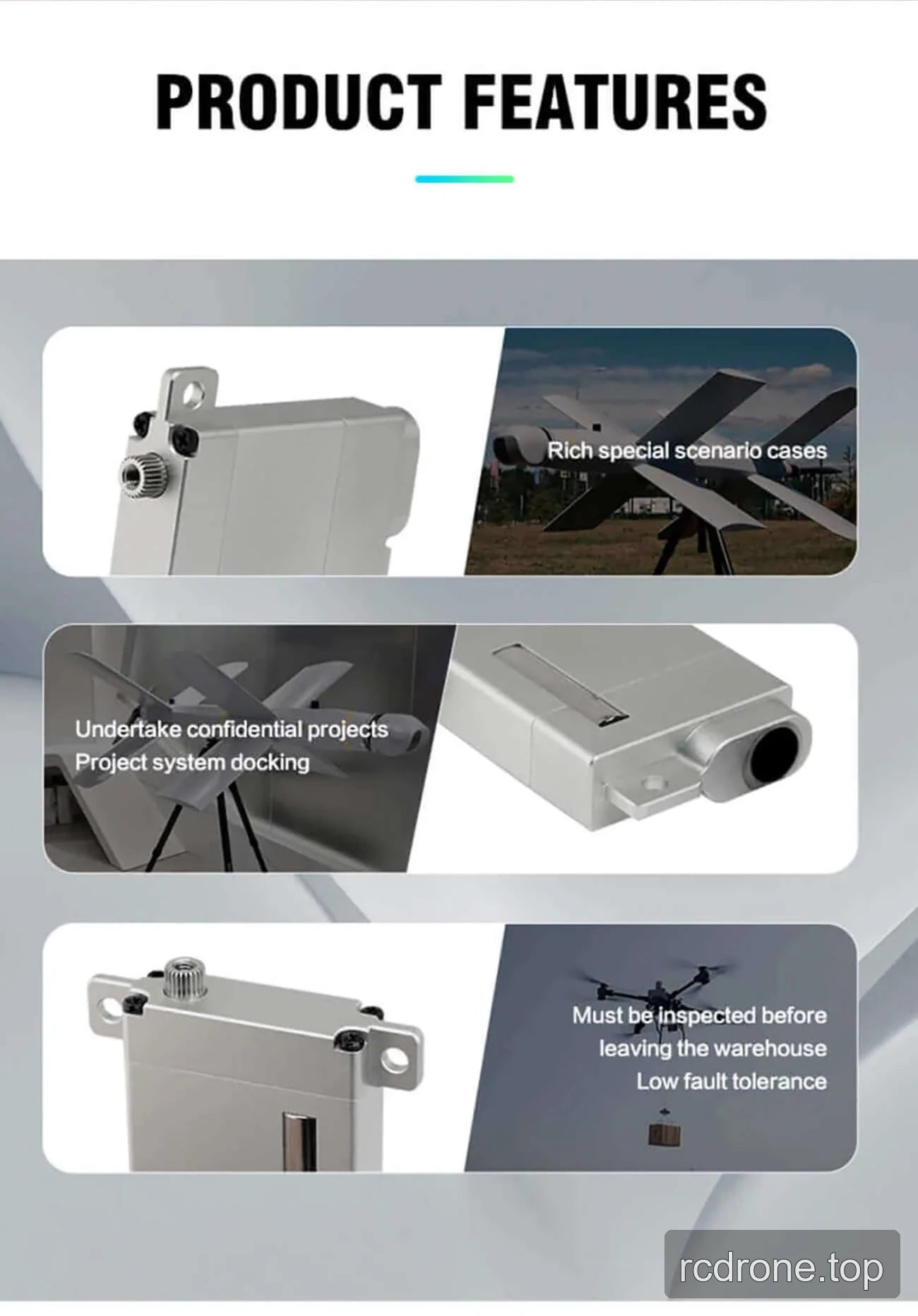 DSpower DS-W009A flat bus servo with 10 mm body-width callout — section 5 of 5