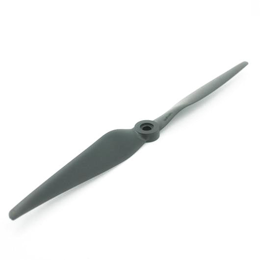 HQProp Thin Electric Pusher Propeller, two-blade prop with center hub on white background